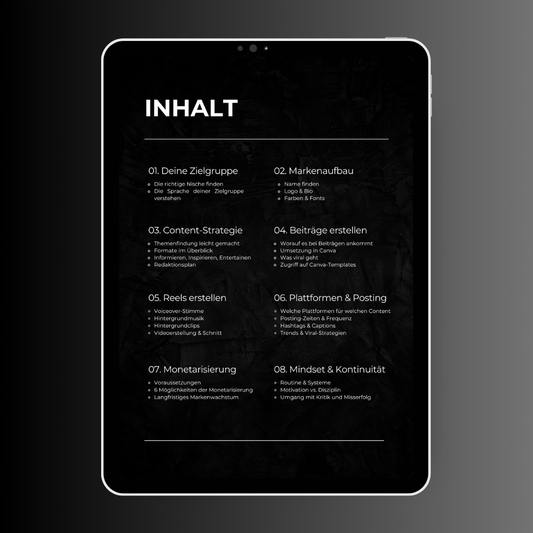 Modus Mann Masterplan – Dein Weg zu Reichweite, Community & passivem Einkommen